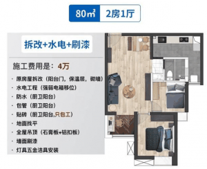 80㎡全屋装修报价单（硬装+家居+软装） - 翻新攻略