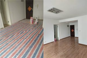 西安海荣名城旧房墙面翻新 - 翻新案例