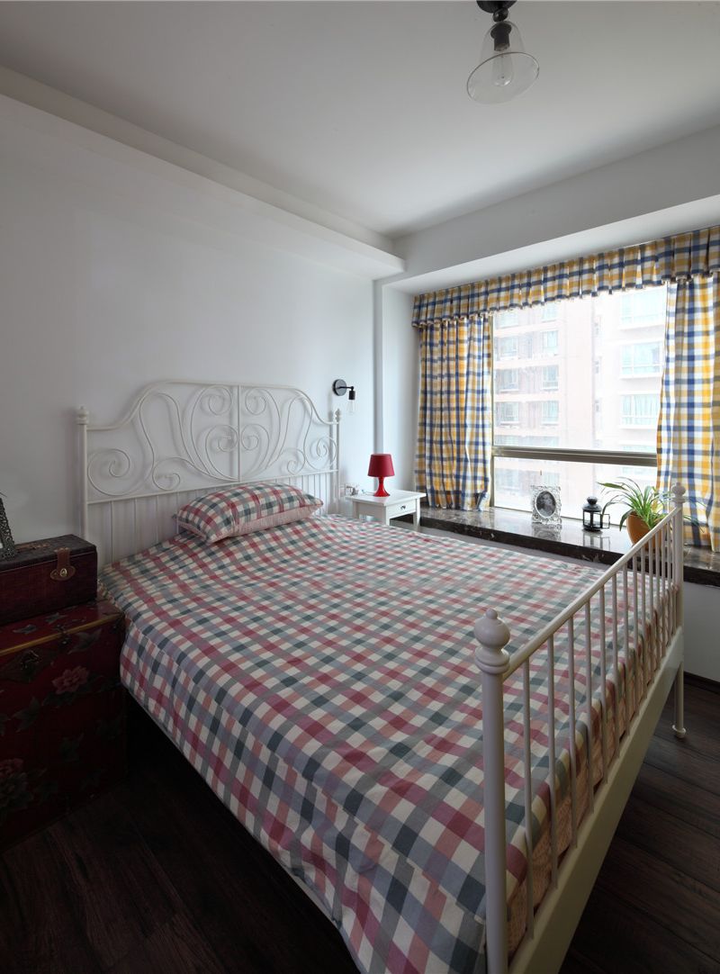 简约卧室飘窗大理石台面效果图片