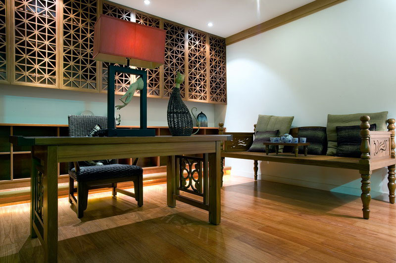 古典文案书房效果图