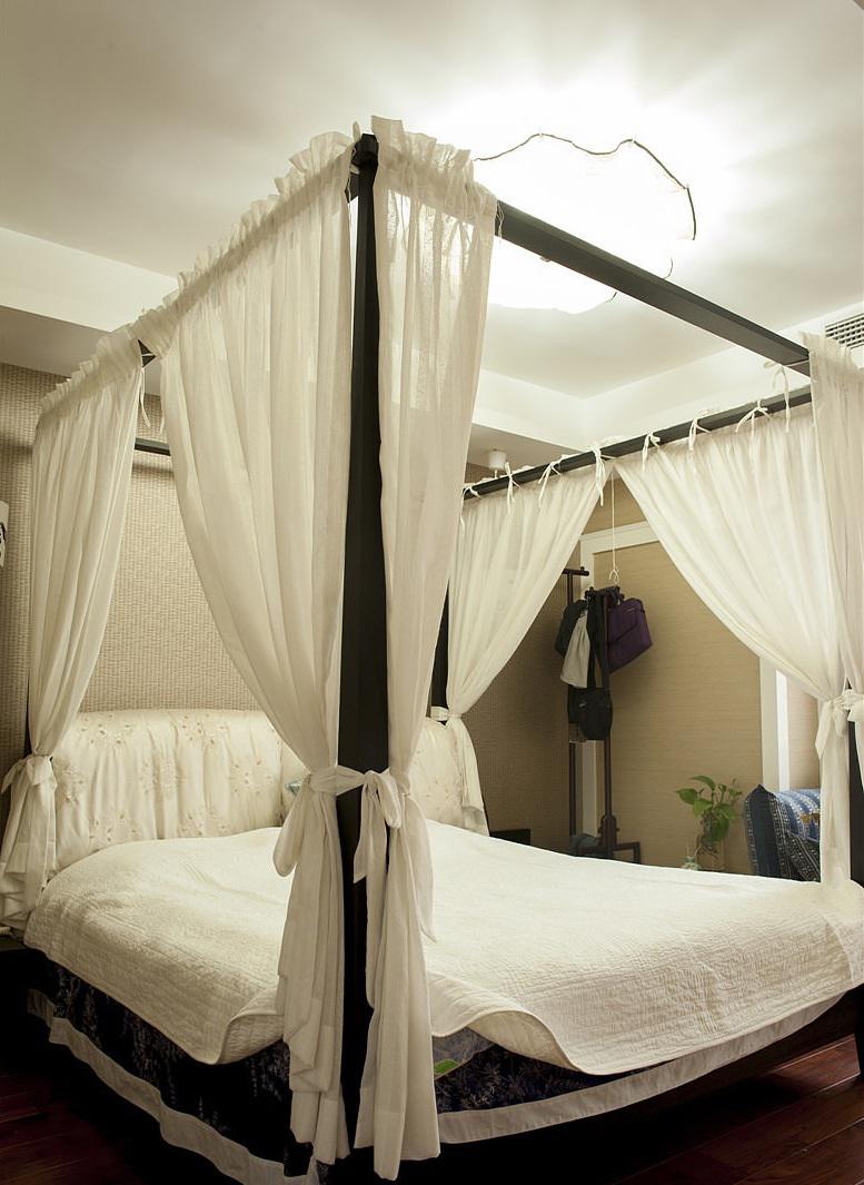 复古中式家装卧室帷幔装饰效果图