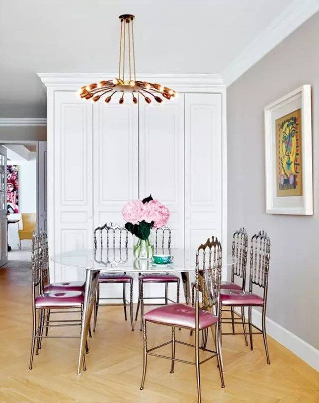 时尚现代简约艺术风餐厅装饰 - 效果图