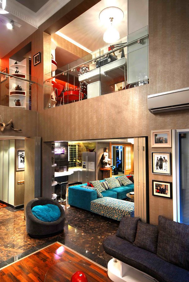 格调高雅混搭复式设计装修效果图