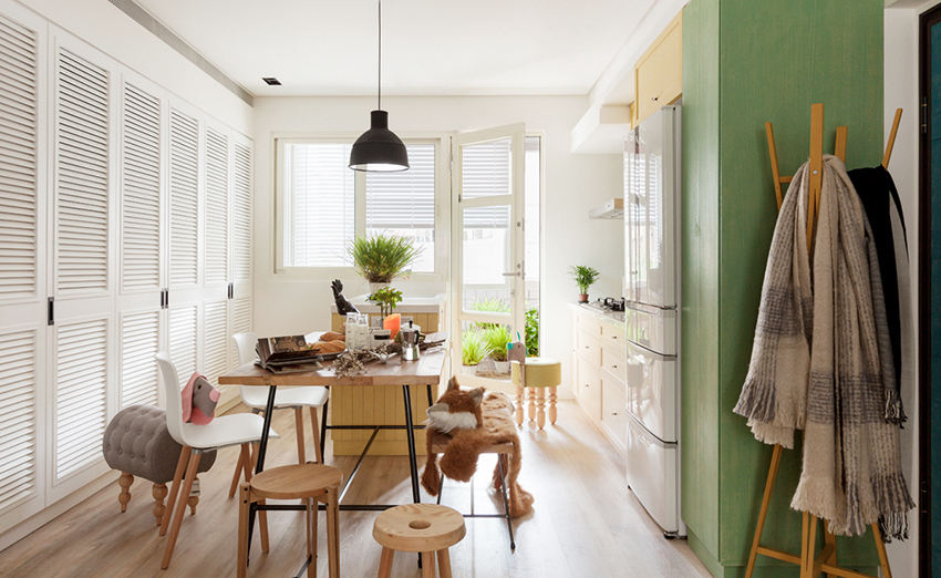 时尚设计清新混搭家装吊灯装饰效果图