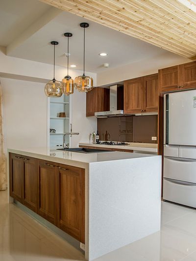 清新自然北欧小二居厨房装修效果图