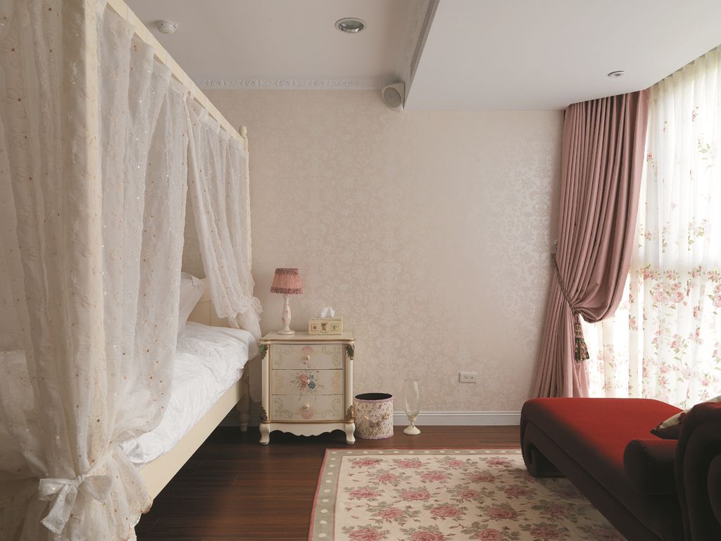 欧式田园卧室软装欣赏 - 效果图