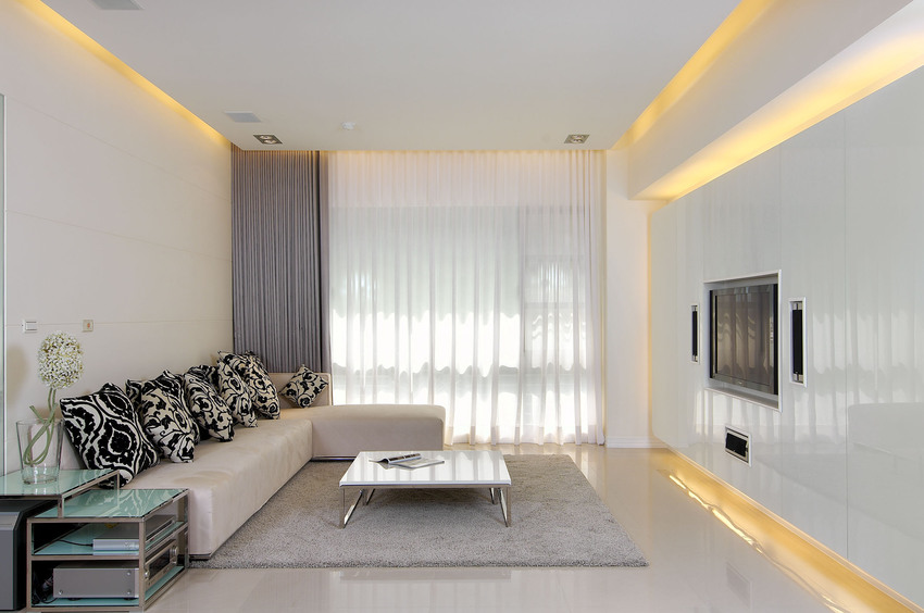 舒适极简客厅装饰大全 - 效果图