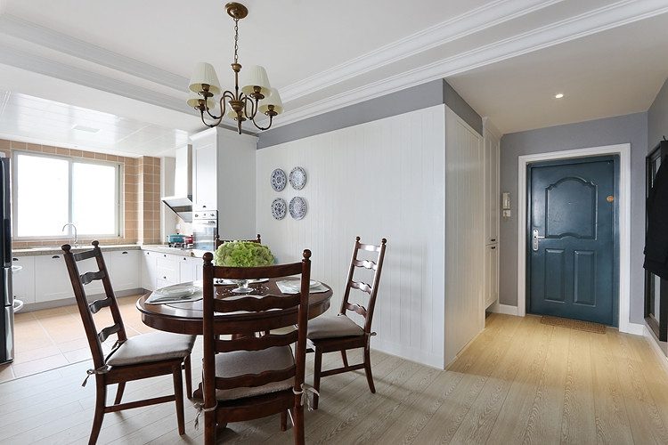 复古文艺混搭风餐厅效果图