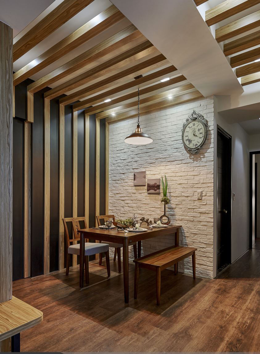 实木宜家风格餐厅设计装饰效果图