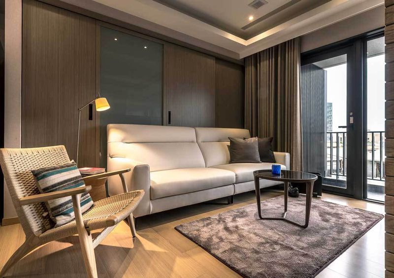 55平现代简约小客厅设计欣赏图 - 效果图