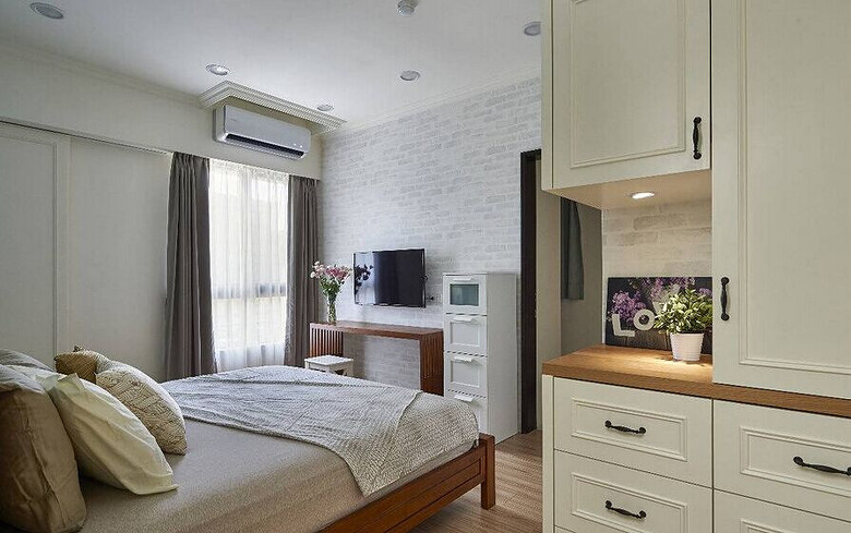 简洁北欧时尚卧室效果图