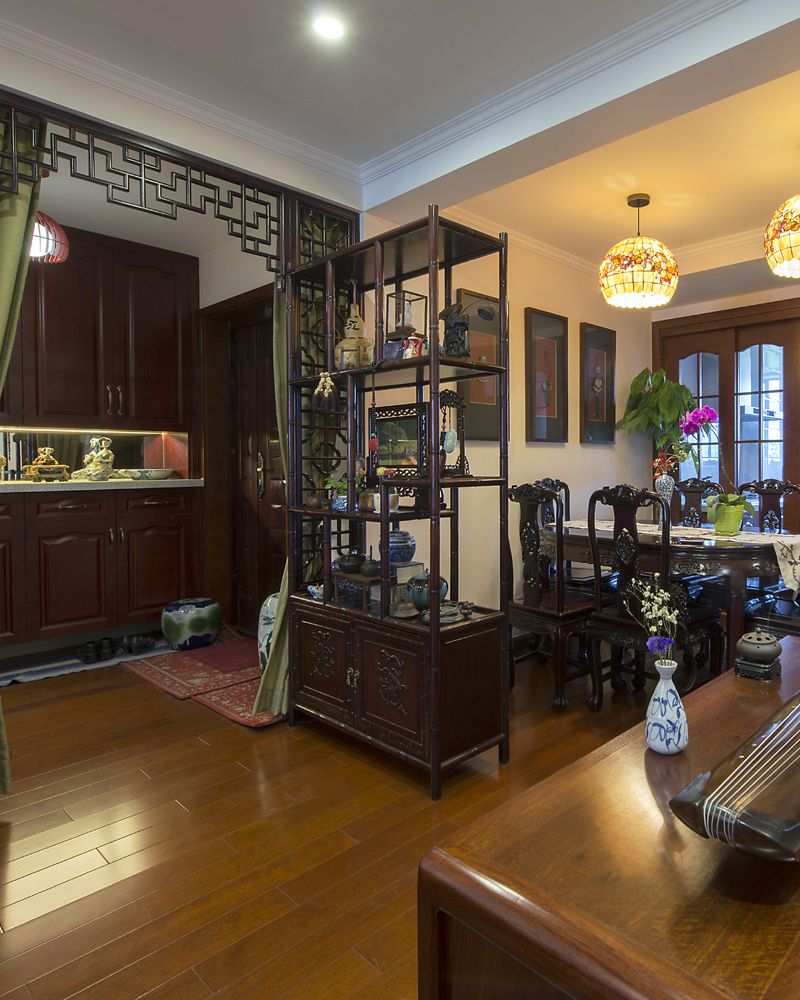 复古中式设计博古架效果欣赏图片 - 效果图