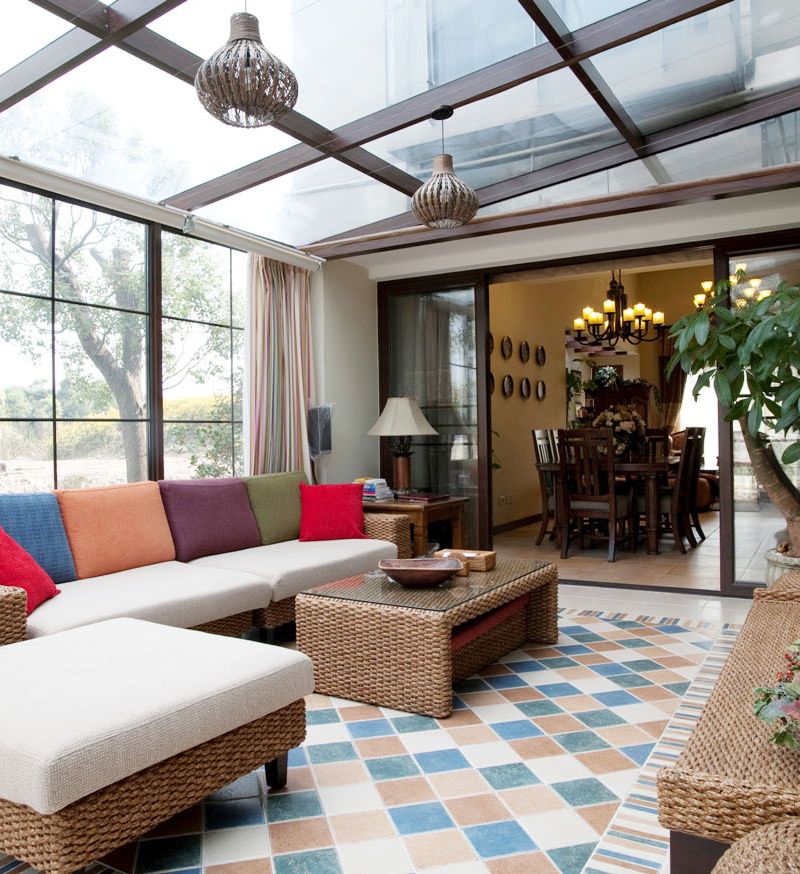 通透明亮最新现代家居阳光房装修案例图 - 效果图