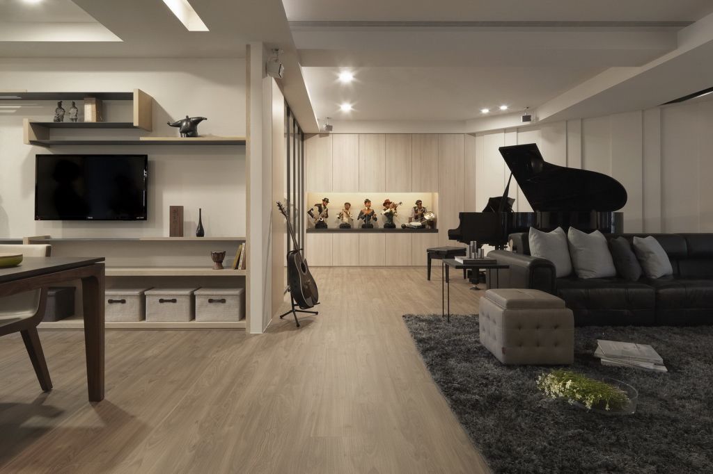 时尚现代家居琴房装修设计 - 效果图