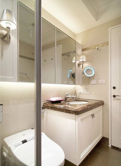 时尚简欧风格卫生间设计效果图