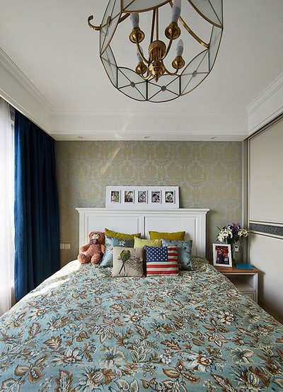 混搭美式风格儿童房装潢效果 - 效果图