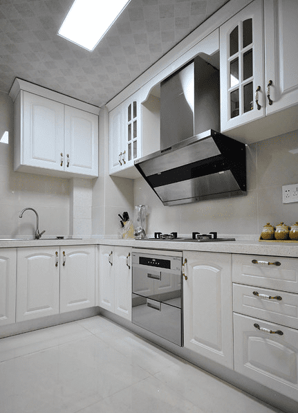 纯净现代装修厨房集成吊顶效果图