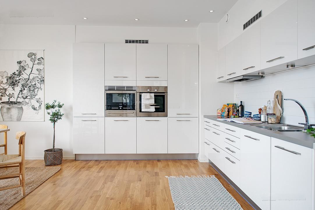 时尚简约装修厨房案例图 - 效果图