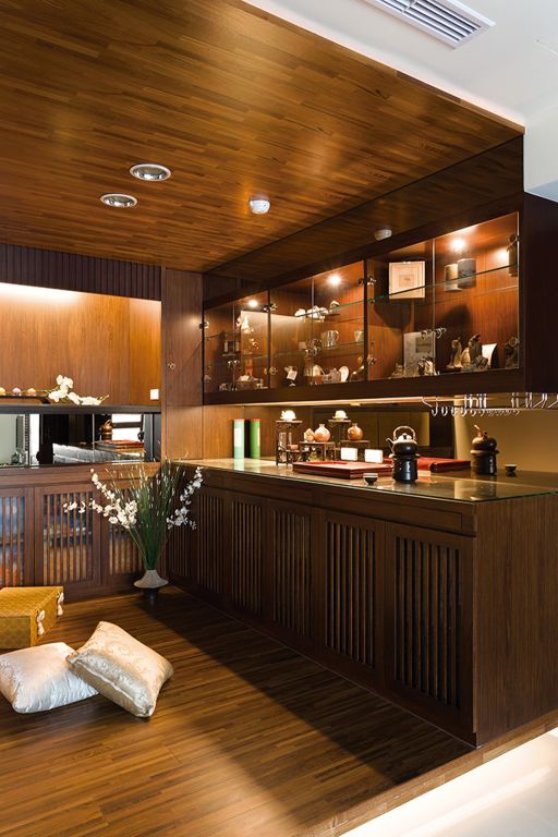 原木禅风中式家居案例欣赏 - 效果图