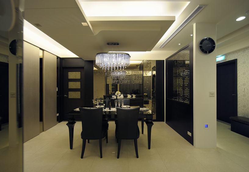 时尚现代餐厅吊顶借鉴图 - 效果图