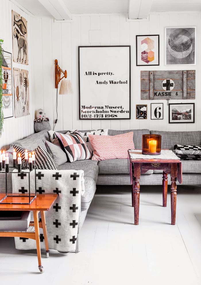 质朴文艺范北欧设计家居室内局部装潢图 - 效果图