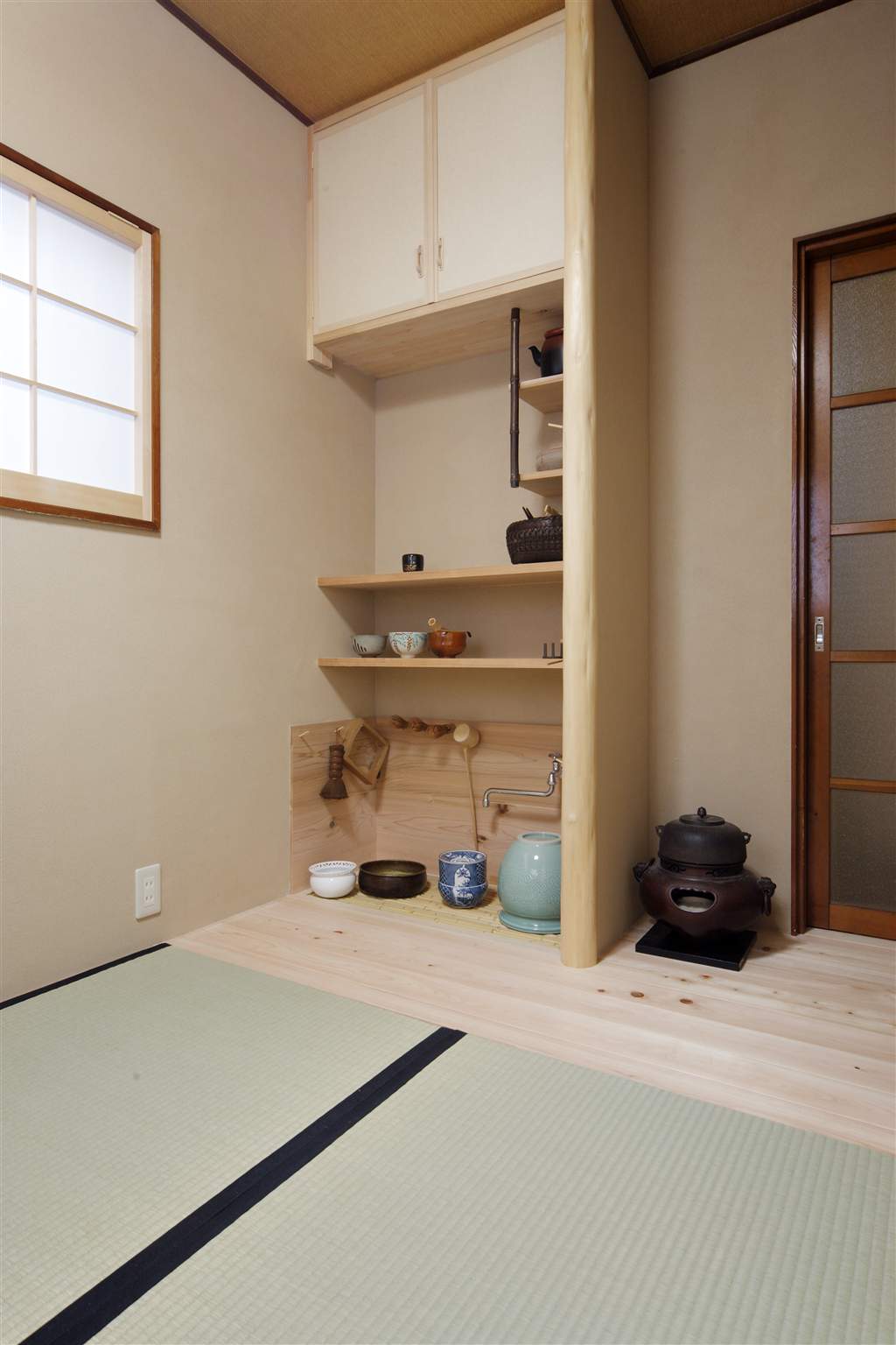 禅意和风日式卧室收纳一角设计装修图 - 效果图