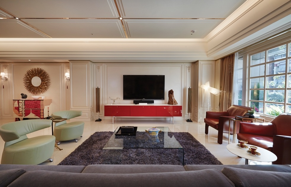 新古典装修风格客厅效果图