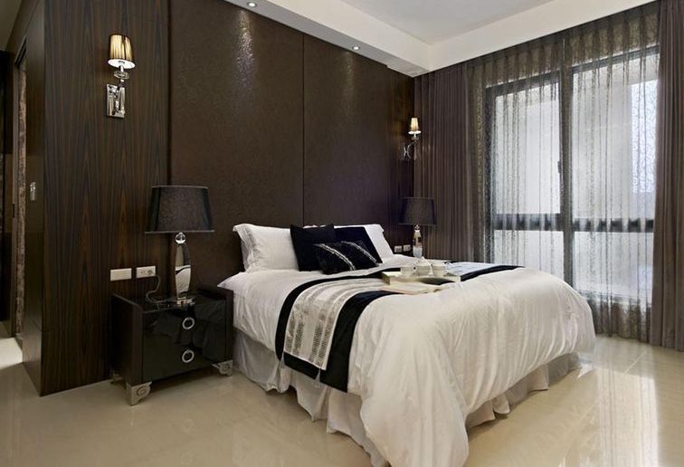 舒适简约现代公寓卧室装饰效果图