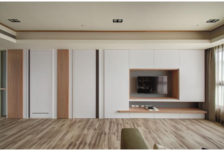 时尚现代装修 客厅电视背景墙设计 - 效果图