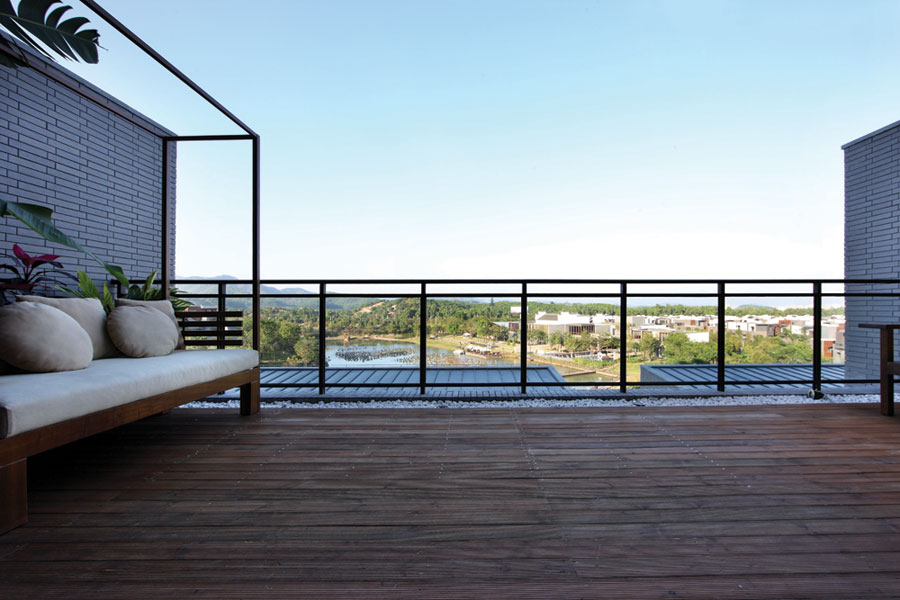 东南亚风格开放式阳台设计装修图片 - 效果图