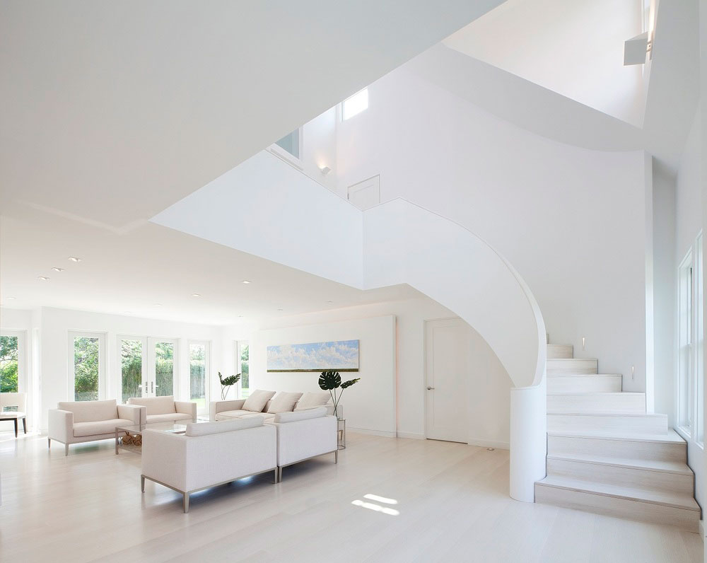 超纯净转角楼梯复式楼效果图