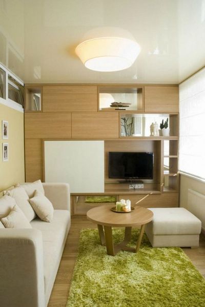 绿色简约宜家混搭客厅效果图