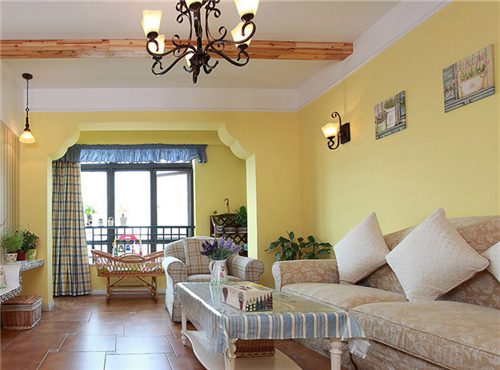 地砖效果图家庭客厅 教你时下流行的地砖搭配 - 选购指南