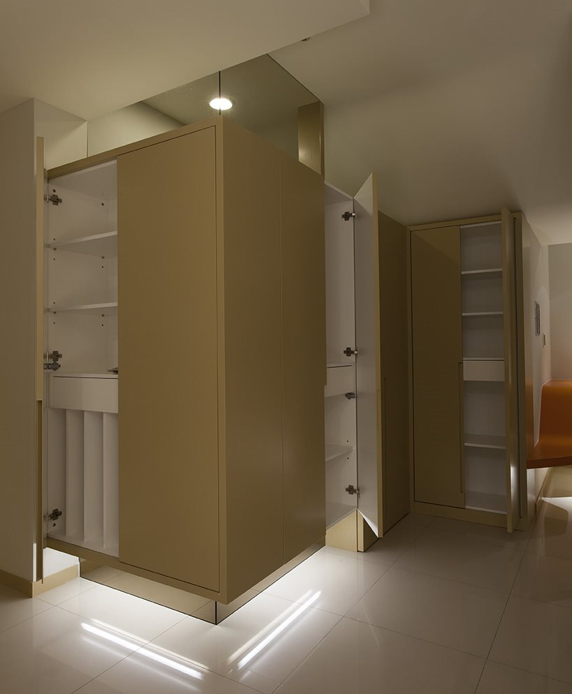 简约现代家居收纳柜装饰 - 效果图