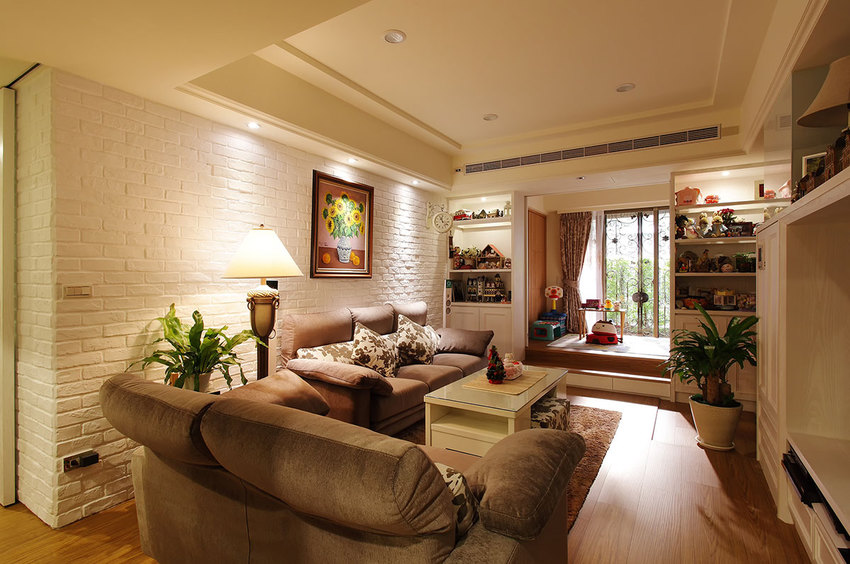 温馨北欧家居隔断装修图 - 效果图