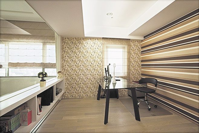 时尚大气现代风 书房凹式吊顶效果图