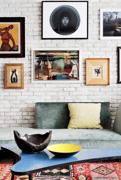 创意后现代主义风格loft公寓室内相片墙设计装修欣赏图 - 效果图