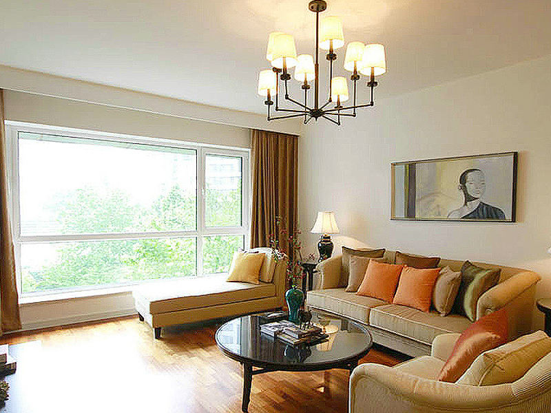 温馨舒适新中式客厅效果图