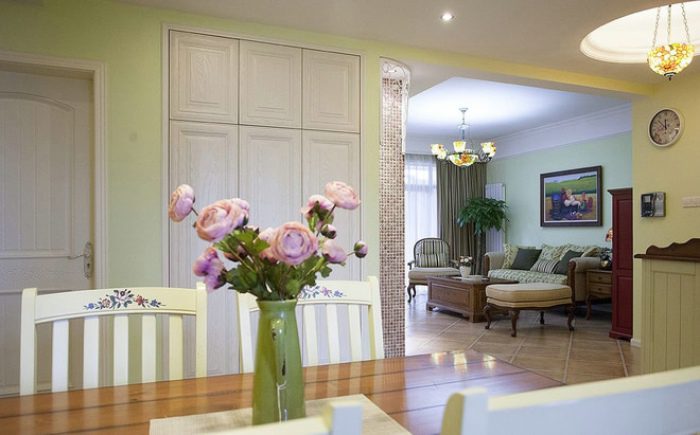 清新田园风格室内隔断设计 - 效果图