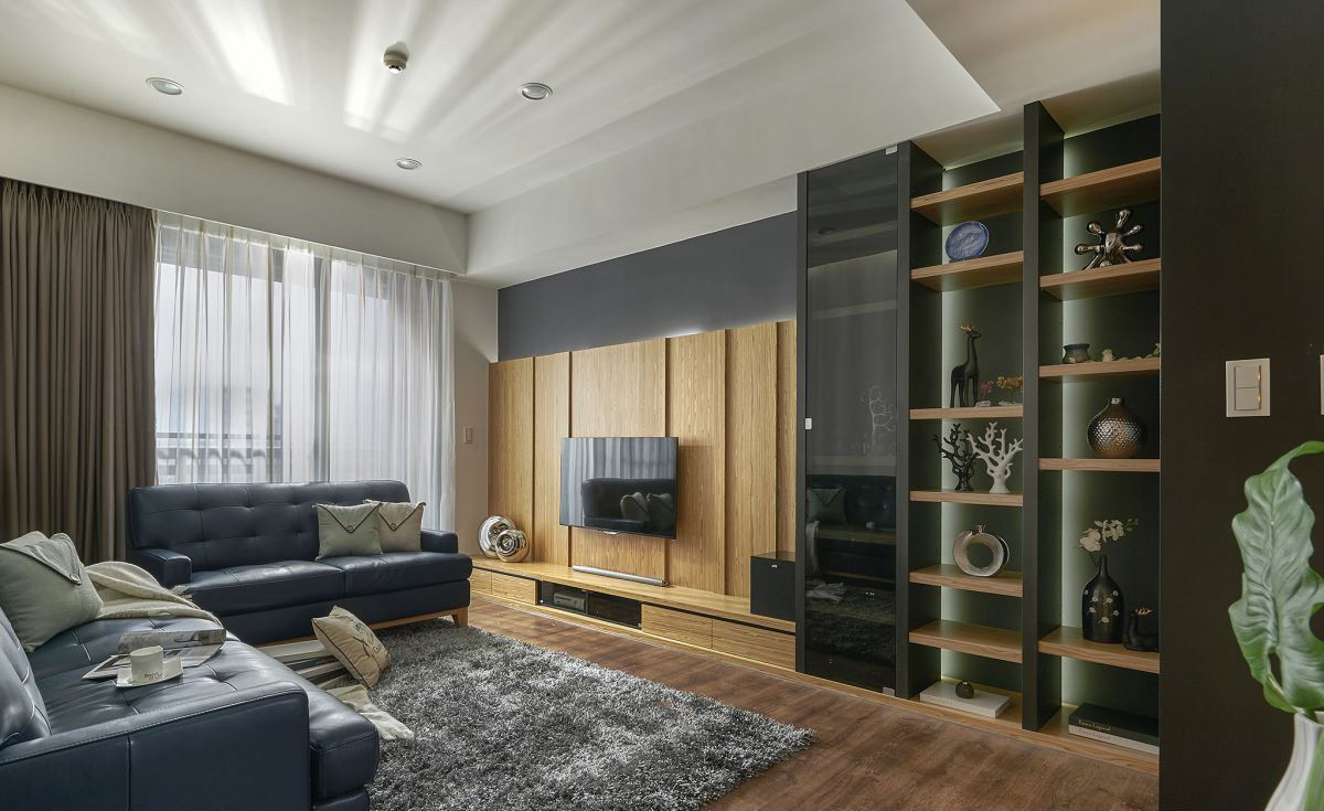 时尚自然韵味宜家风格三居室设计装修案例图 - 效果图
