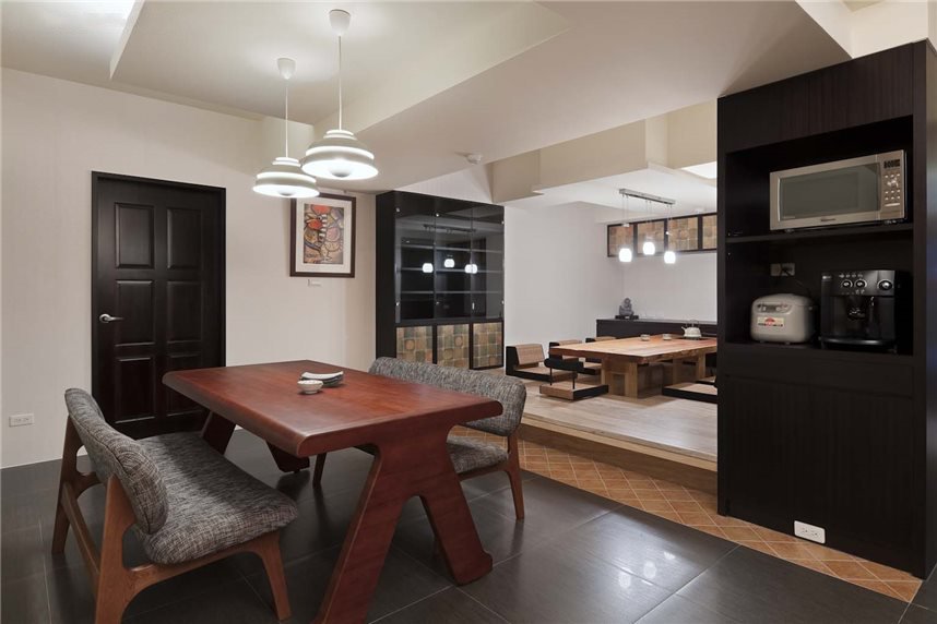 时尚现代美式餐厅设计装修欣赏图 - 效果图