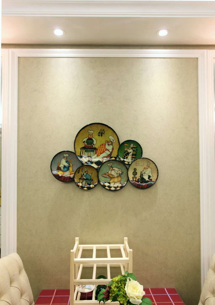 美式家装相片墙装潢图 - 效果图