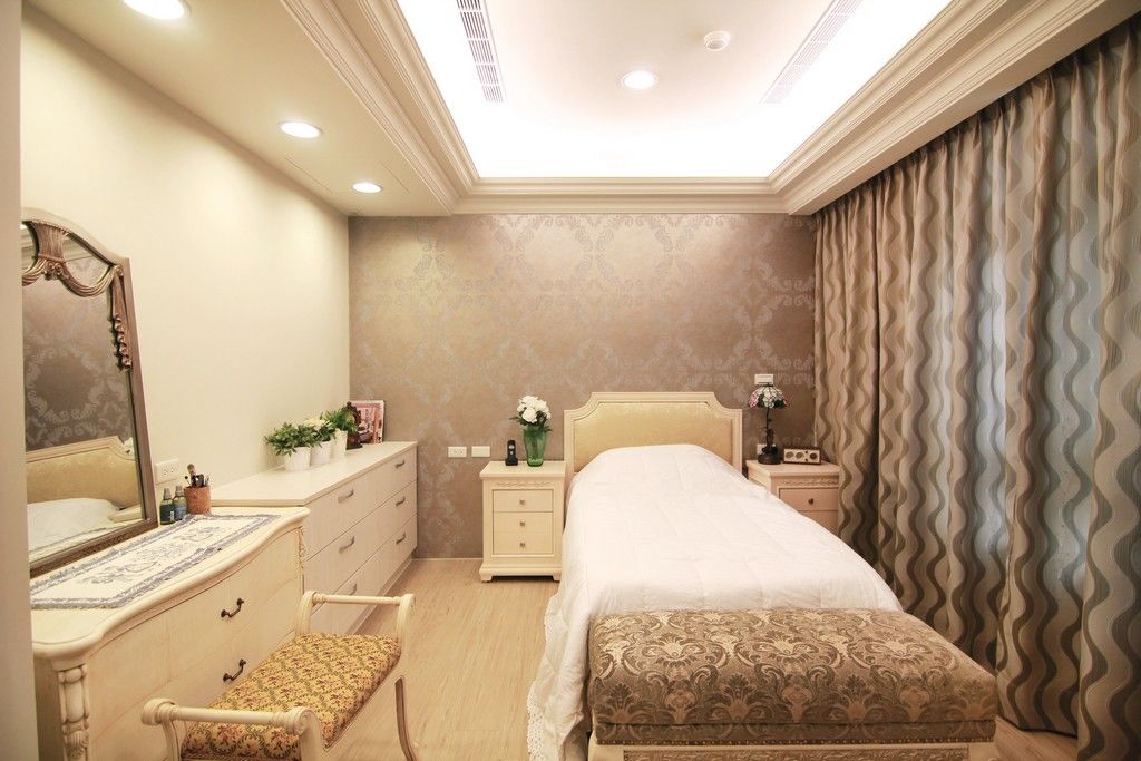 浪漫休闲简欧卧室设计装修图 - 效果图