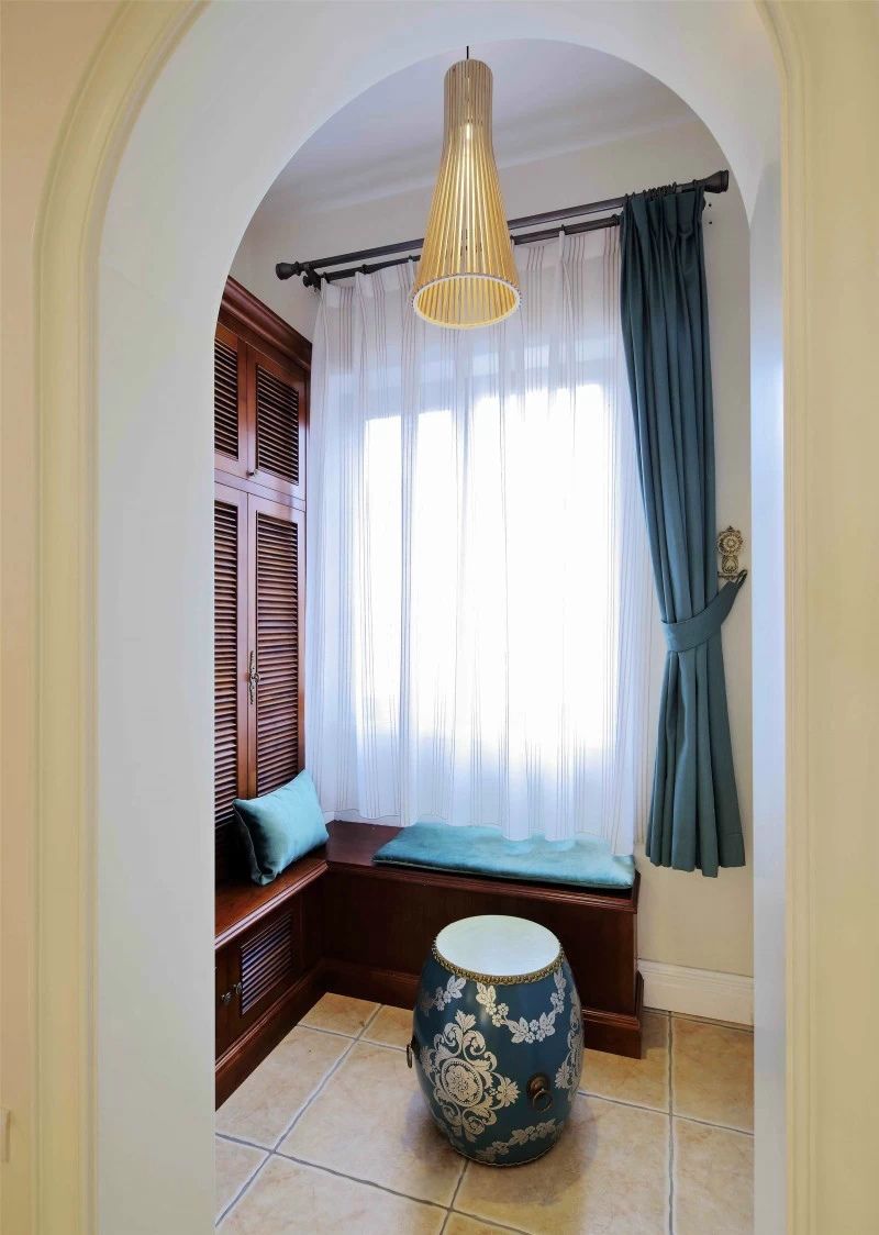 新古典风格室内飘窗台面设计装潢欣赏图 - 效果图