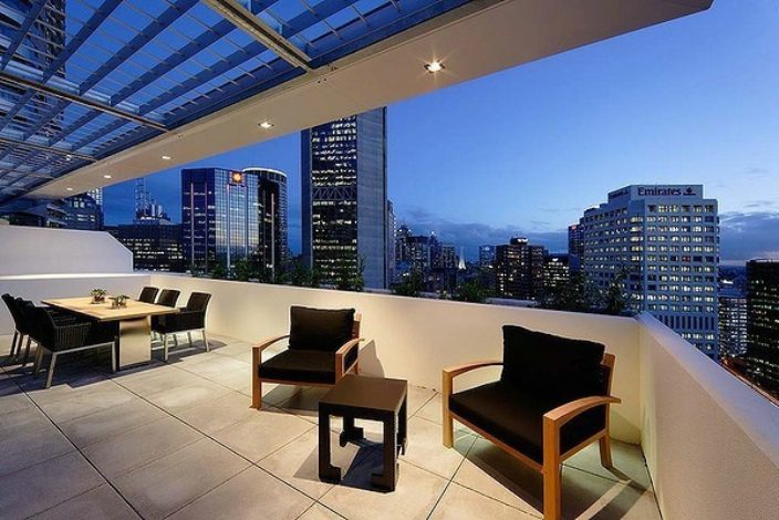 现代时尚北欧家居半开放式阳台设计装修图 - 效果图