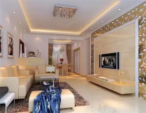 电视瓷砖背景墙设计图 用瓷砖做电视墙有什么好处 - 选购指南