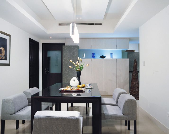 简约宜家二居餐厅餐桌设计 - 效果图