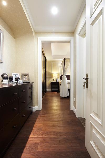 时尚美式家居玄关柜设计 - 效果图