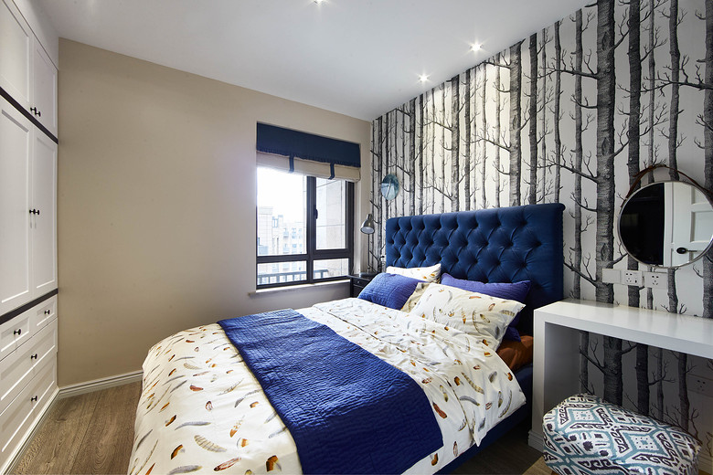 创意混搭美式不规则儿童房设计欣赏图 - 效果图