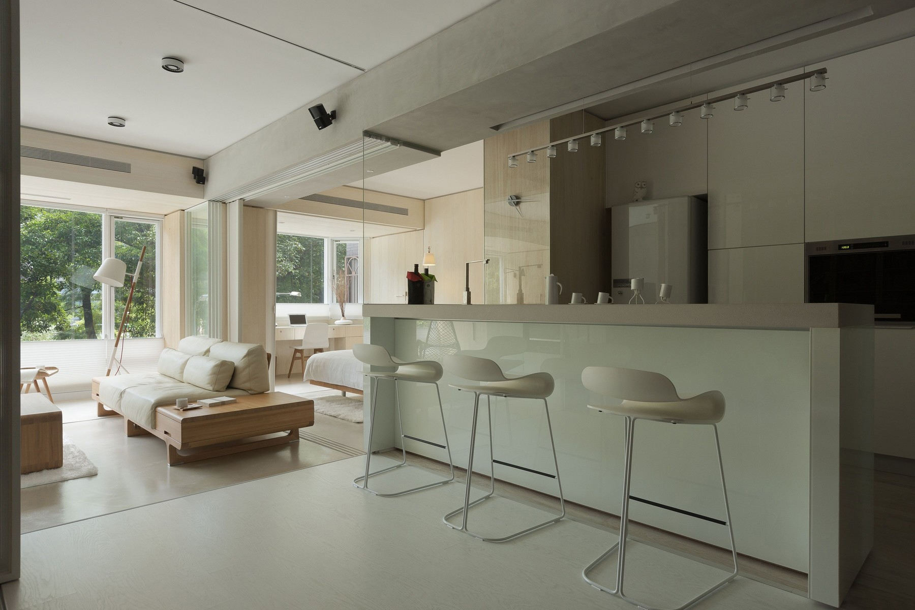 时尚简约家居室内隔断设计 - 效果图